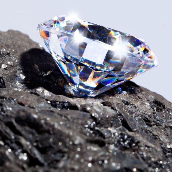 Image diamant sur roche